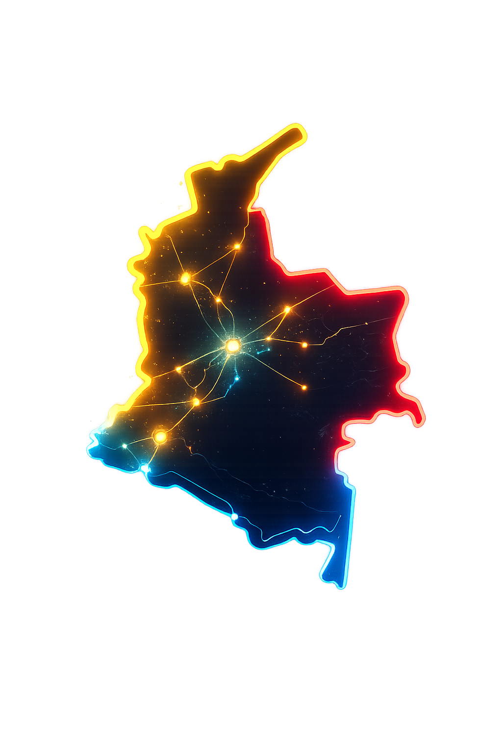 Mapa de cobertura nacional PrinterAlquiler - Incluye Soacha